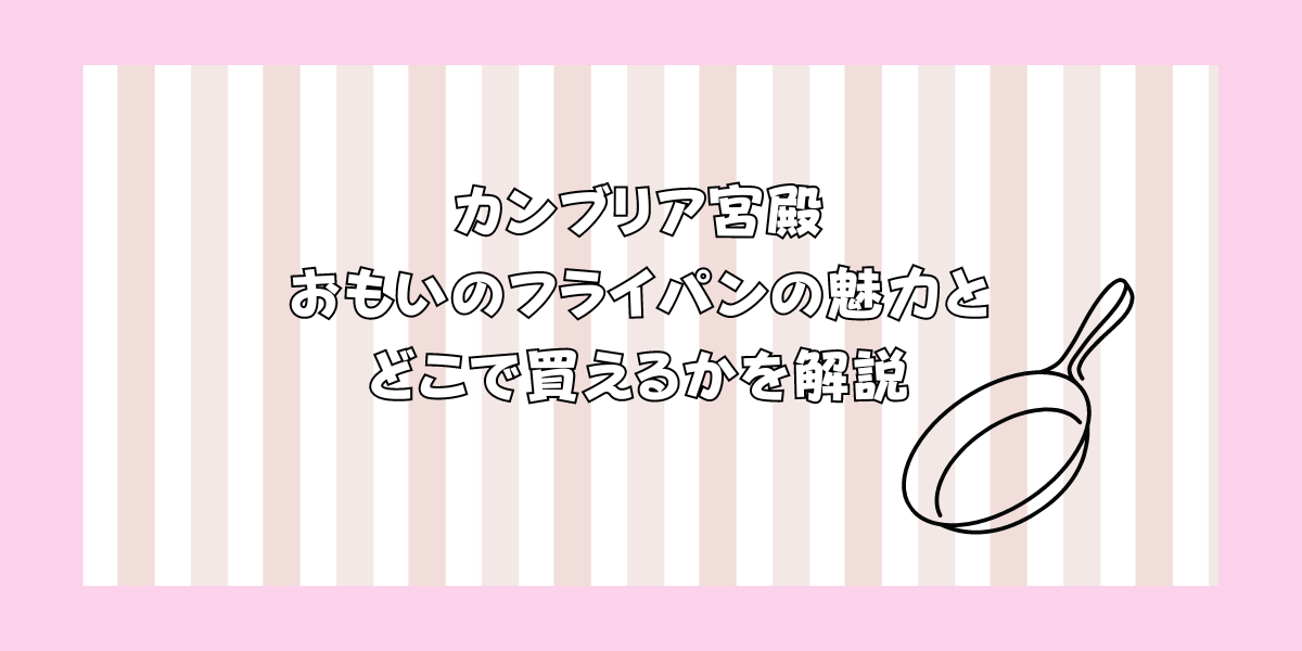 カンブリア宮殿　おもいのフライパン　どこで買える